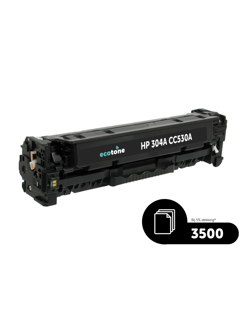 Ecotone Ecopack (Replaces HP 304A CC530A toner) 3xBL - (BL 3x3500 Pages)
