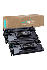 Ecotone Ecopack (Replaces HP 87X CF287X toner) 2xBL - (BL 2x18000 Pages)