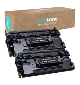 Ecotone Ecopack (Replaces HP 87X CF287X toner) 2xBL