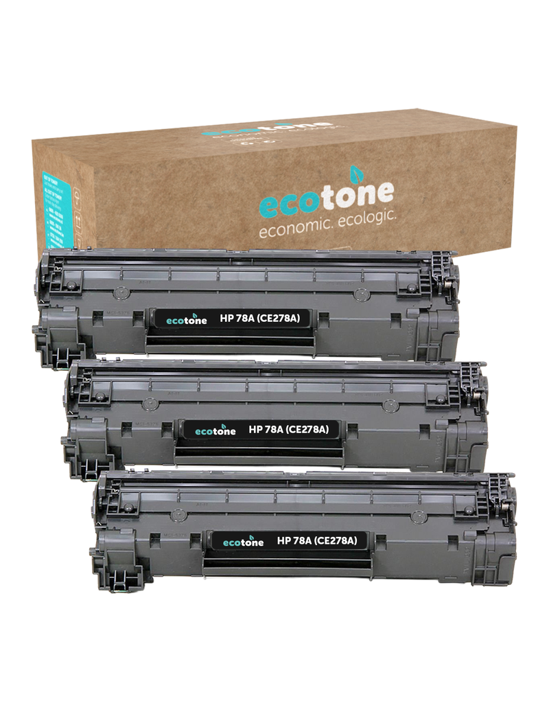 Ecotone Ecopack (Replaces HP 78A CE278A toner) 3xBL - (BL 3x4000 Pages)