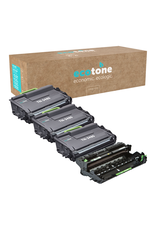 Ecotone Ecopack (Replaces Brother TN-3480 toner/drum) 3xBl+1xDr - (BL 3x8000 Pages) (Drum 1x50000 Pages)