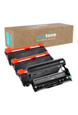 Ecotone Ecopack (Replaces Brother TN-2420 toner/drum) 3xBl+1xDr - (BL 3x3000 Pages) (Drum 1x12000 Pages)