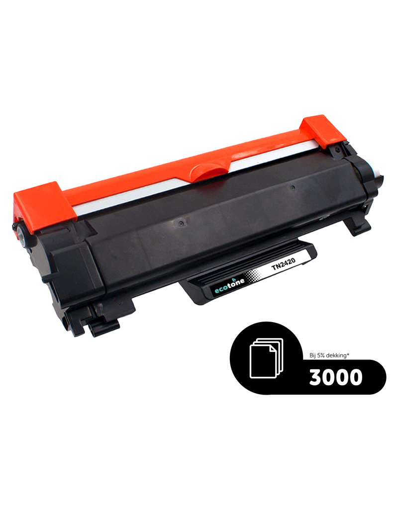 Ecotone Ecopack (Replaces Brother TN-2420 toner/drum) 3xBl+1xDr - (BL 3x3000 Pages) (Drum 1x12000 Pages)