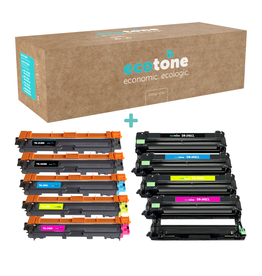 Ecotone Ecopack (Replaces Brother TN-246 toner/Drum) 2xBL+1xCMY+1xDr