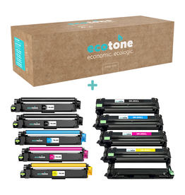 Ecotone Ecopack (Replaces Brother TN-243 toner/Drum) 2xBL+1xCMY+1xDr