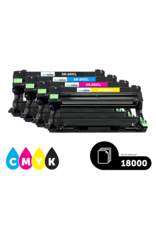 Ecotone Ecopack (Replaces Brother TN-243 toner/Drum) 2xBL+1xCMY+1xDr - (BL 2x1000 Pages) (CMY 3x1000 Pages) (Drum 1x18000 Pages)
