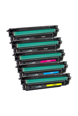 Ecotone Ecopack (Replaces HP 651A CE340A toner) 2xBlack + 1xCMY - (BL 2x13500 Pages) (CMY 3x16000 Pages)