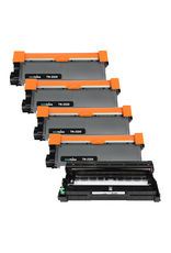 Ecotone Ecopack (Replaces Brother TN-2320 toner/drum) 4xBlack + 1xDr - (BL 4x2600 Pages) (Drum 1x12000 Pages)