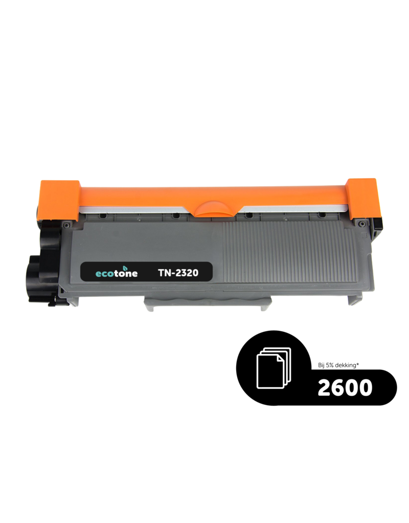 Ecotone Ecopack (Replaces Brother TN-2320 toner/drum) 4xBlack + 1xDr - (BL 4x2600 Pages) (Drum 1x12000 Pages)