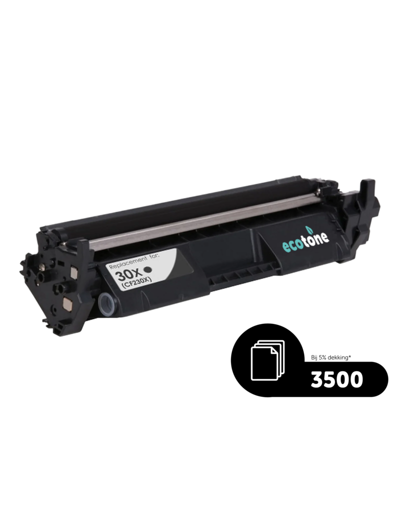 Ecotone Ecopack (Replaces HP 30X CF230x toner/drum) 3xBlack + 1xDrum - (BL 3x3500 Pages) (Drum 1x23000 Pages)
