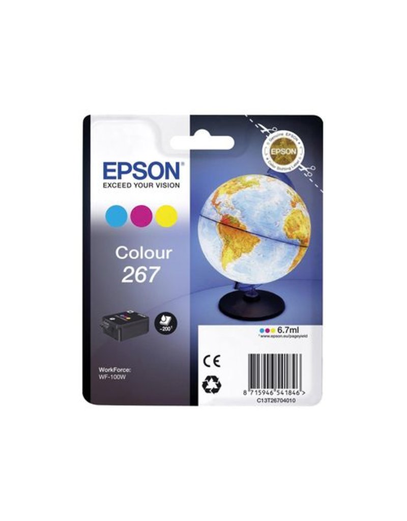 Epson Epson 267 (C13T26704010) ink c/m/y 200 pages (original)