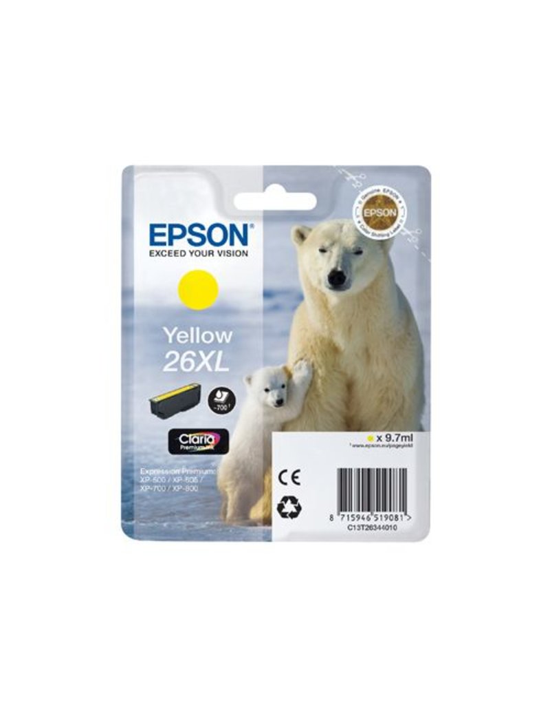 Epson Epson T26XL (C13T26344012) ink yellow 700 pages (original)