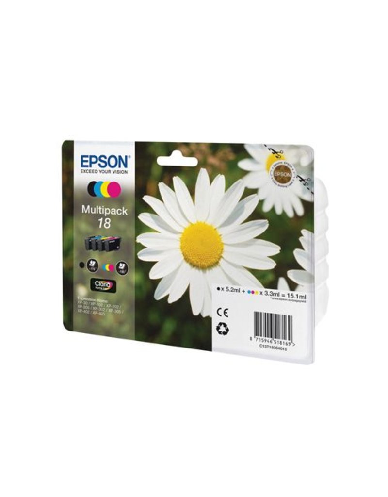 Epson Epson 18 (C13T18064010) multipack c/m/y/bk 175p (original)