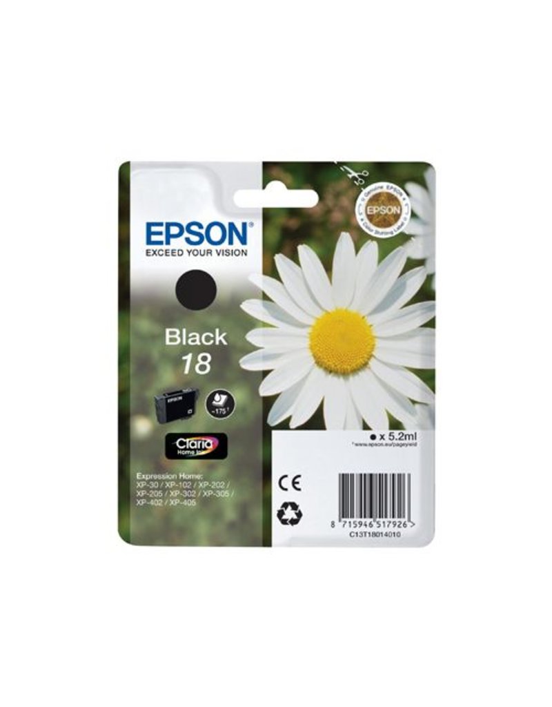 Epson Epson 18 (C13T18014010) ink black 175 pages (original)