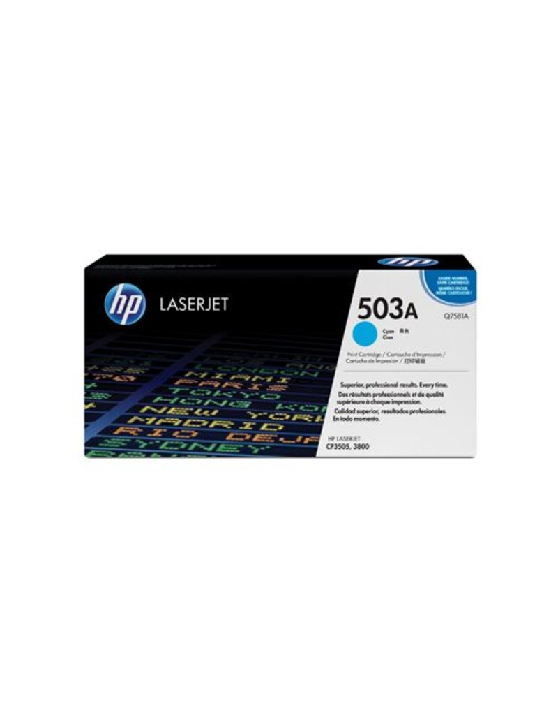 HP HP 503A (Q7581A) toner cyan 6000 pages (original)