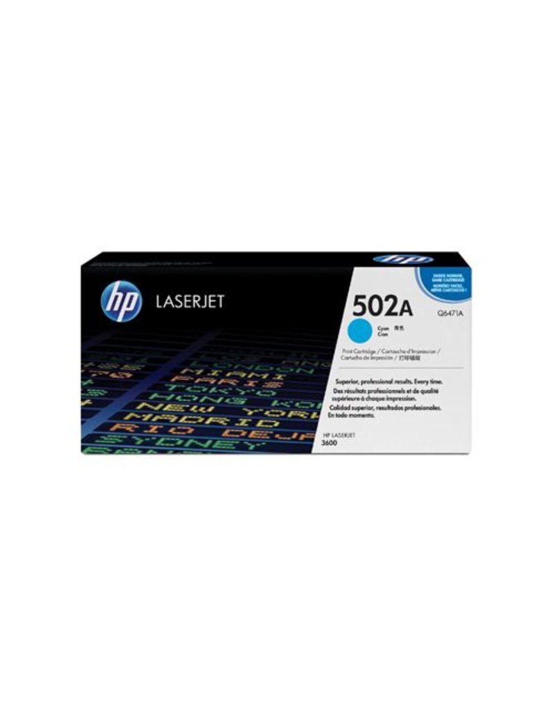 HP HP 502A (Q6471A) toner cyan 4000 pages (original)