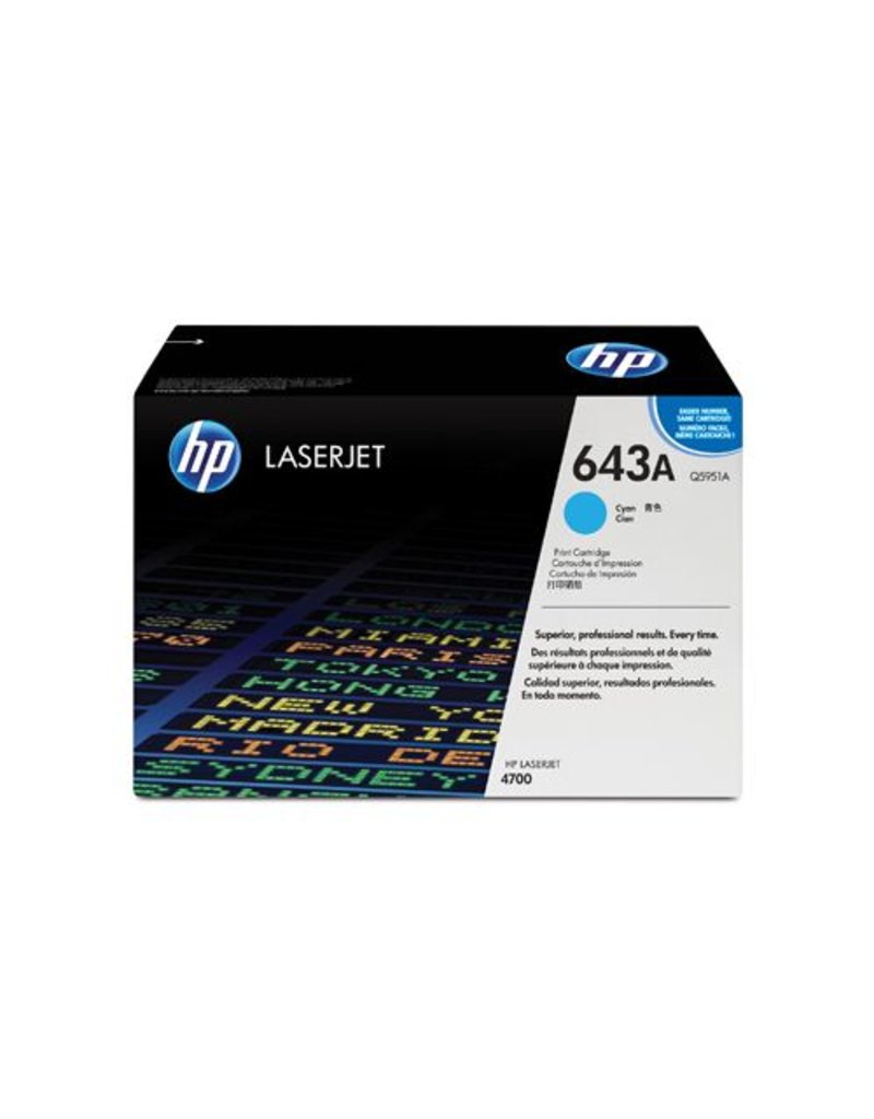 HP HP 643A (Q5951A) toner cyan 10000 pages (original)