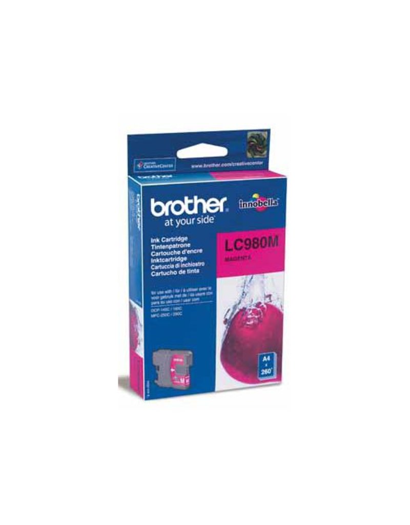 Brother Brother LC-980M ink magenta 260 pages (original)