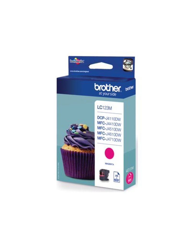 Brother Brother LC-123M ink magenta 600 pages (original)