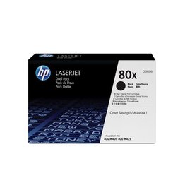 HP HP 80X (CF280XD) duopack black 2x6900 pages (original)