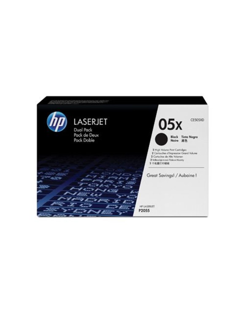 HP HP 05X (CE505XD) duopack black 2x6500 pages (original)