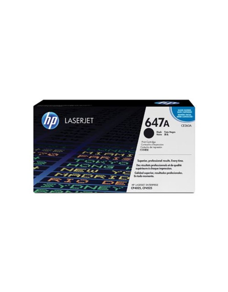 HP HP 647A (CE260A) toner black 8500 pages (original)