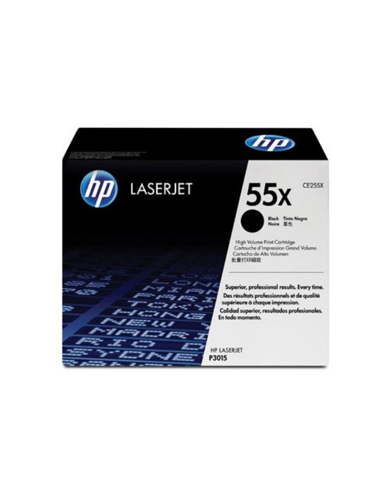 HP HP 55X (CE255X) toner black 12500 pages (original)