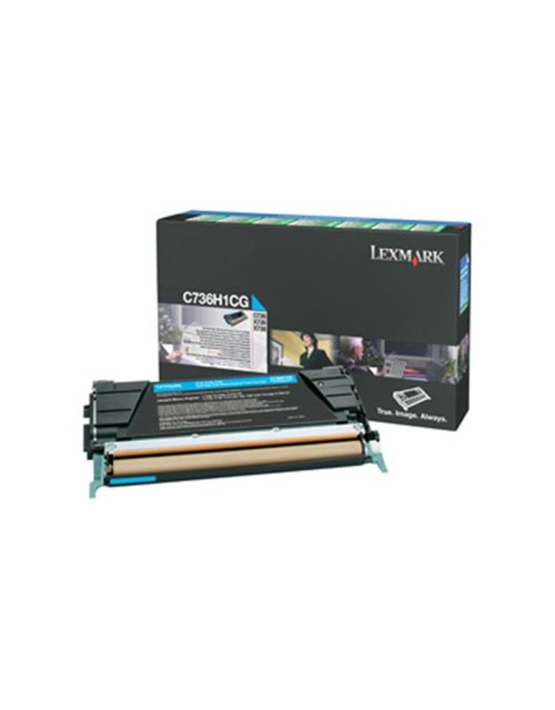 Lexmark Lexmark C736H1CG toner cyan 10000 pages return (original)