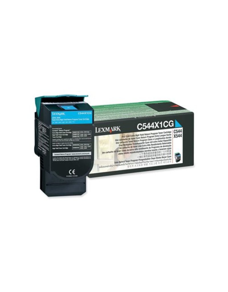 Lexmark Lexmark C544X1CG toner cyan 4000 pages return (original)