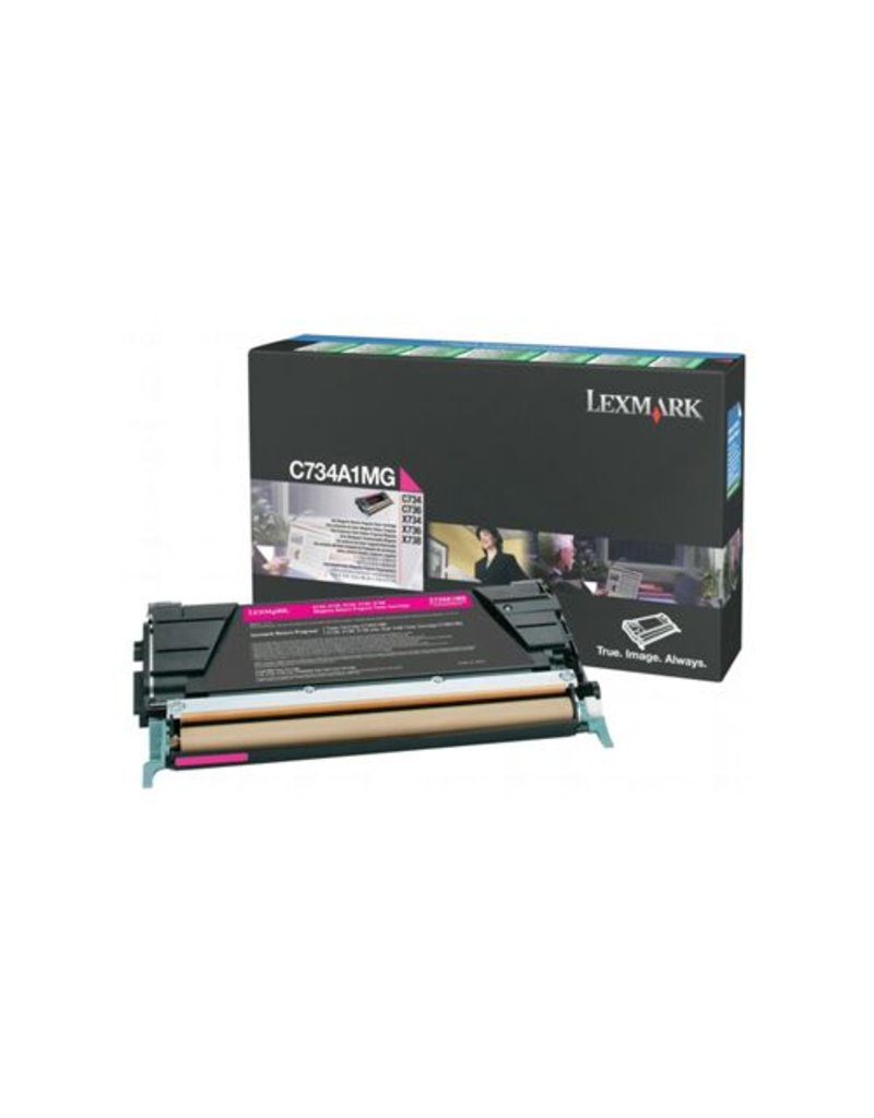 Lexmark Lexmark C734A1MG toner magenta 6000 pages return (original)