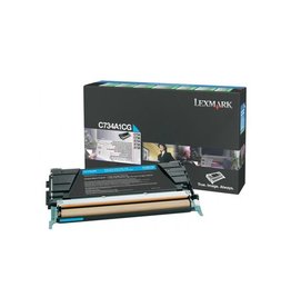 Lexmark Lexmark C734A1CG toner cyan 6000 pages return (original)