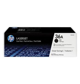 HP HP 36A (CB436AD) duopack black 2x2000 pages (original)