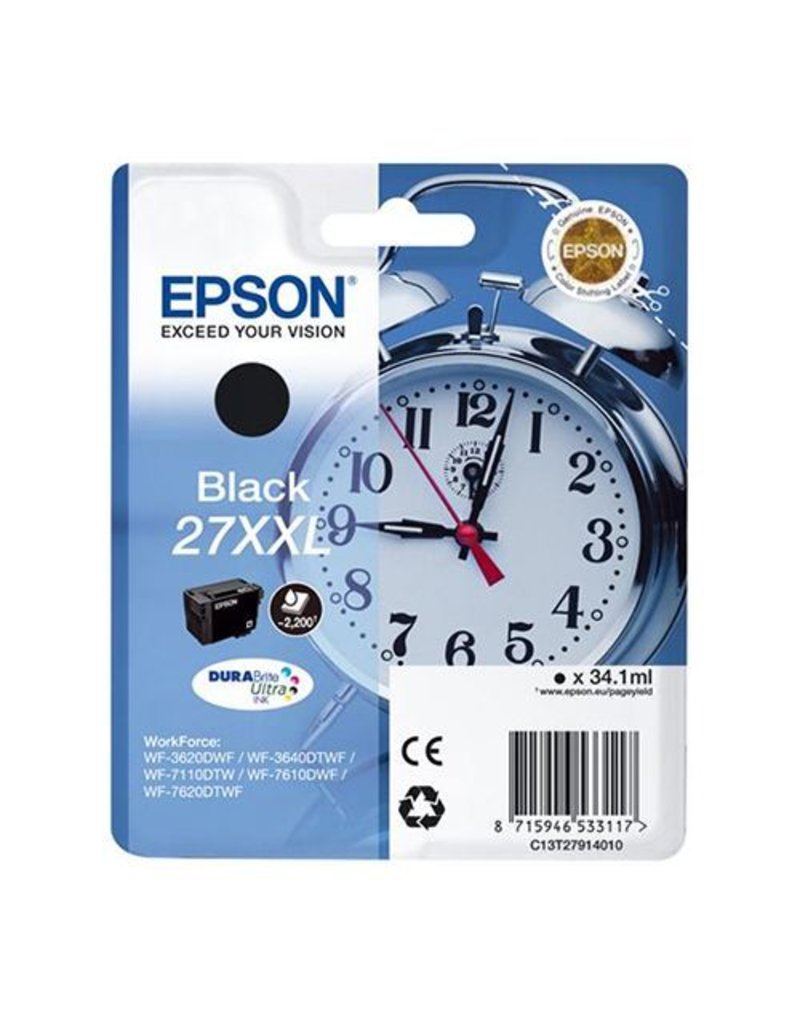 Epson Epson 27XXL (C13T27914010) ink black 2200 pages (original)