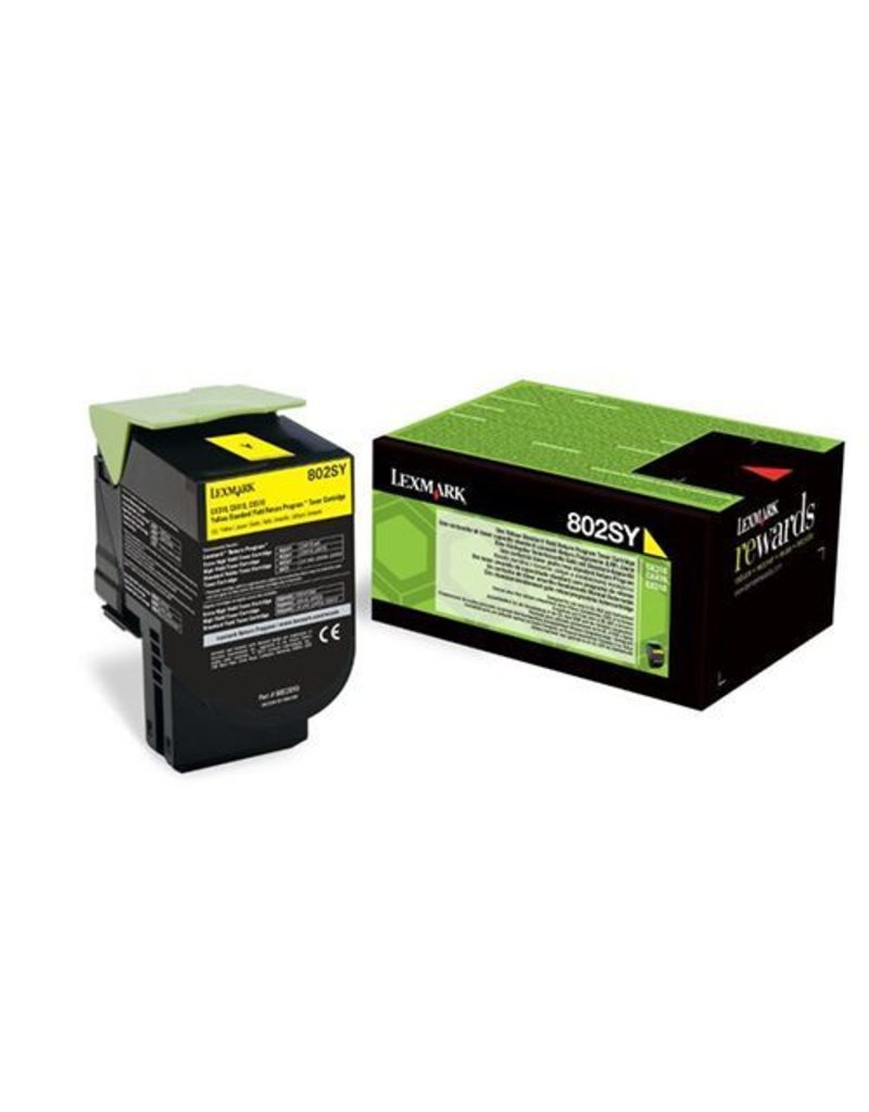 Lexmark Lexmark 802SY (80C2SY0) toner yellow 2K return (original)