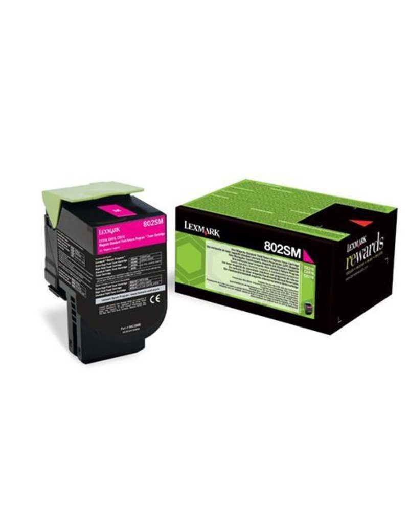 Lexmark Lexmark 802SM (80C2SM0) toner magenta 2K return (original)