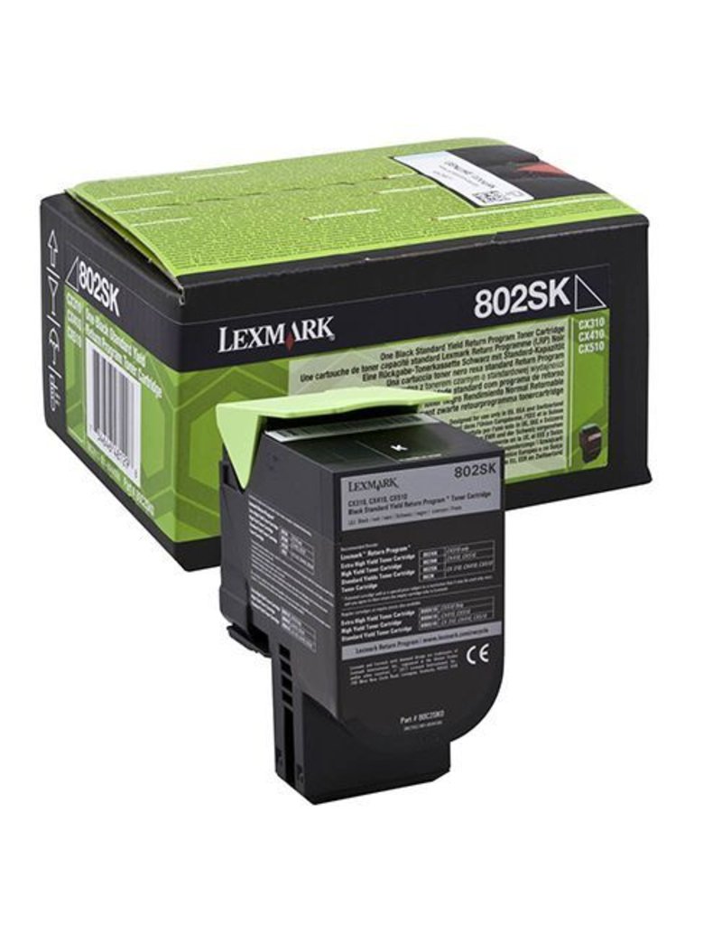 Lexmark Lexmark 802SK (80C2SK0) toner black 2,5K return (original)