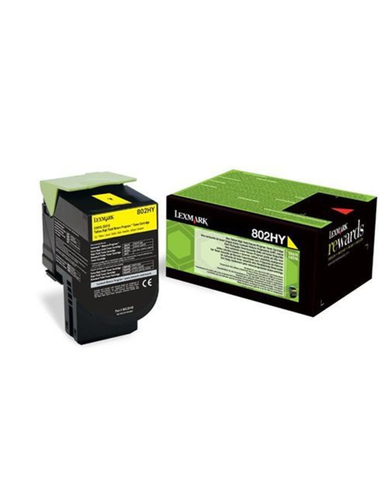 Lexmark Lexmark 802HY (80C2HY0) toner yellow 3K return (original)