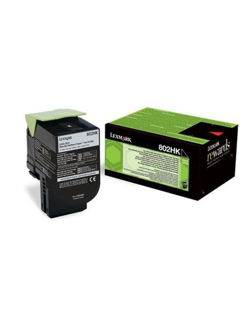 Lexmark Lexmark 802HK (80C2HK0) toner black 4K return (original)