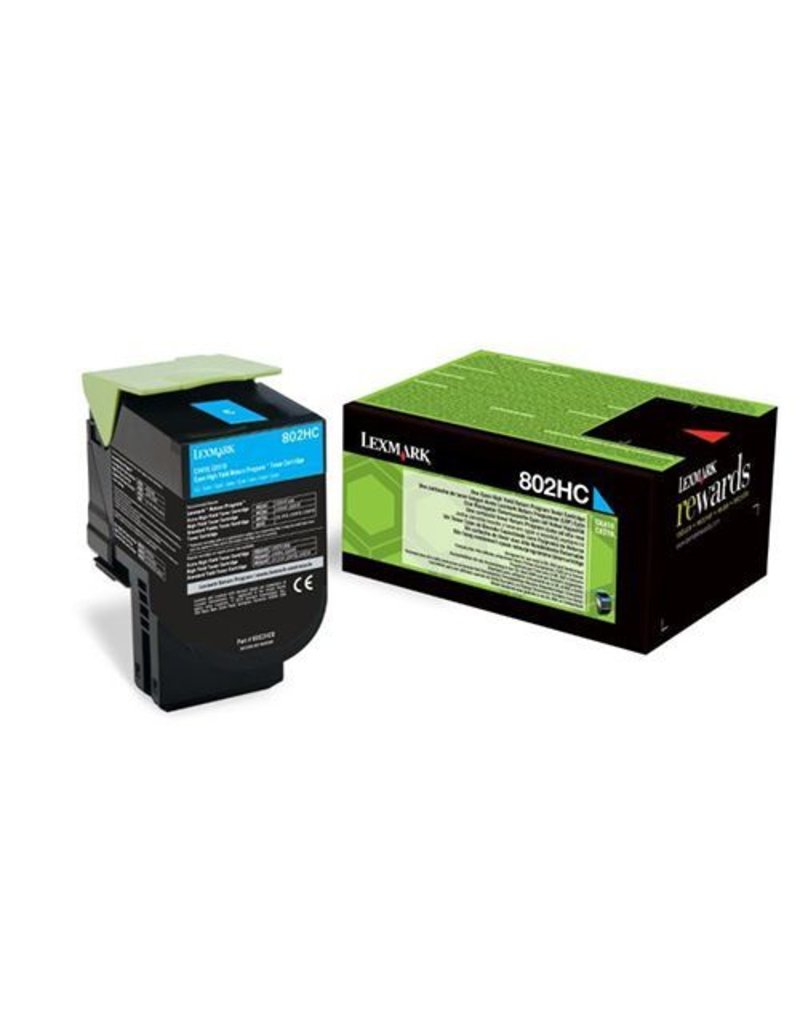 Lexmark Lexmark 802HC (80C2HC0) toner cyan 3K return (original)