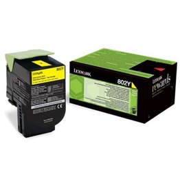 Lexmark Lexmark 802Y (80C20Y0) toner yellow 1K return (original)