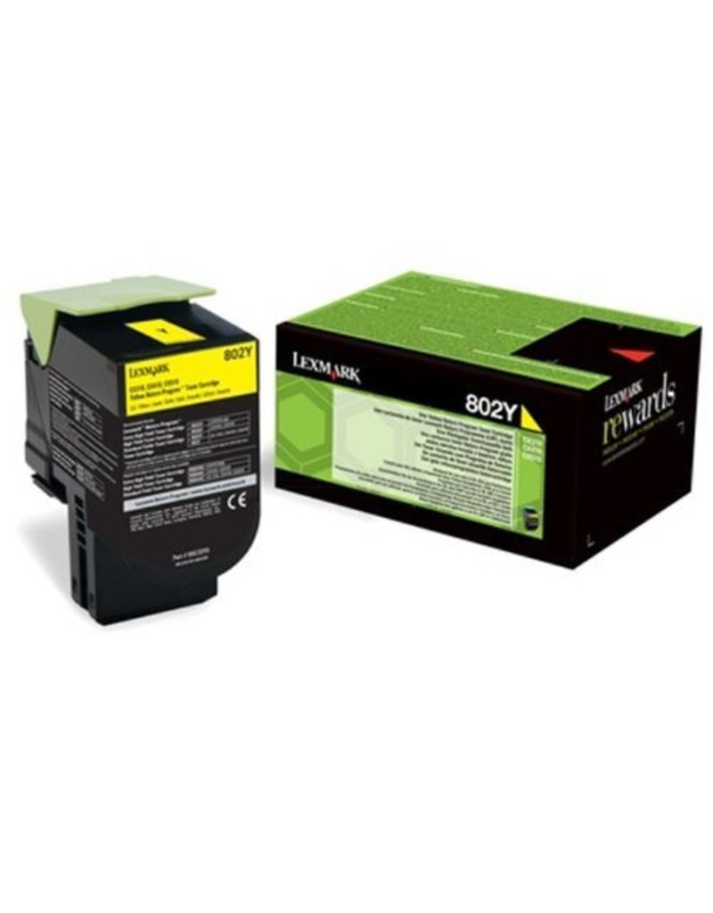 Lexmark Lexmark 802Y (80C20Y0) toner yellow 1K return (original)