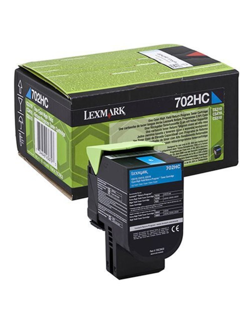 Lexmark Lexmark 702HC (70C2HC0) toner cyan 3K return (original)