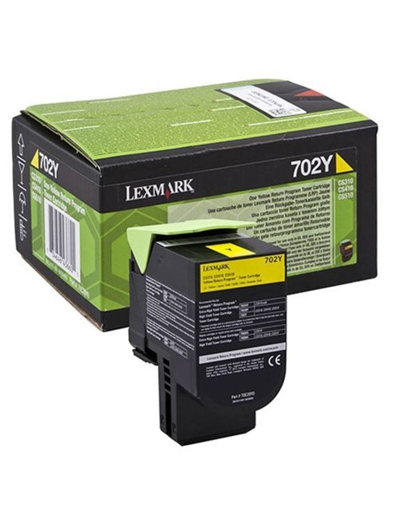 Lexmark Lexmark 702Y (70C20Y0) toner yellow 1K return (original)