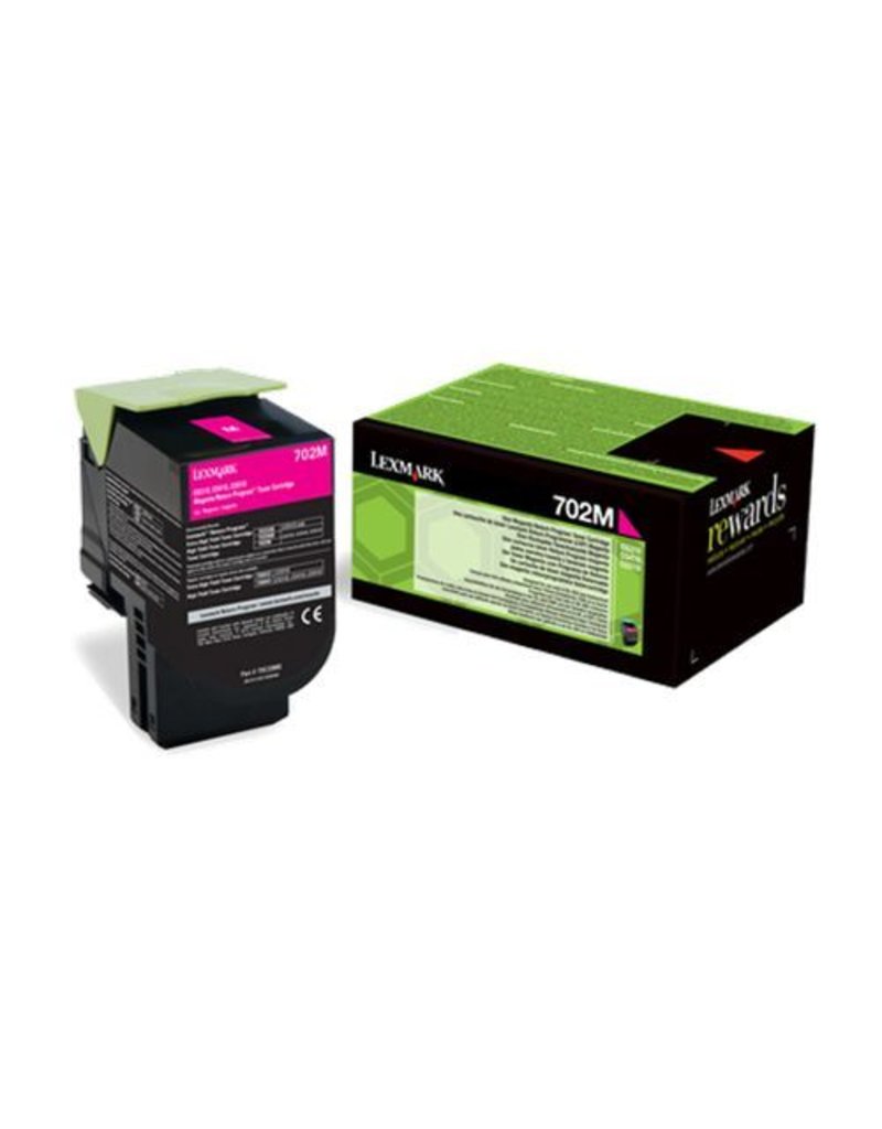 Lexmark Lexmark 702M (70C20M0) toner magenta 1K return (original)