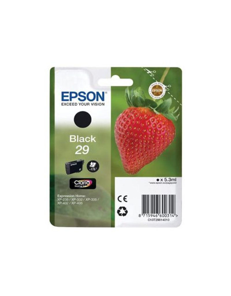 Epson Epson 29 (C13T29814010) ink black 175 pages (original)