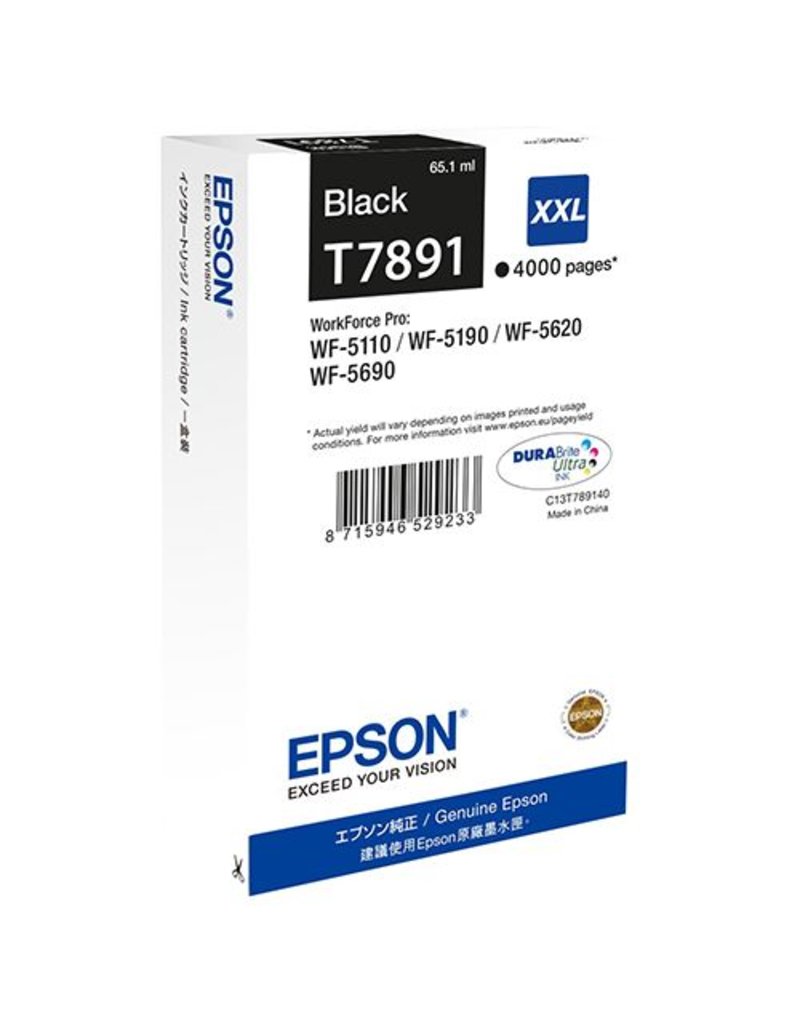 Epson Epson T7891 (C13T789140) ink black 4000 pages (original)