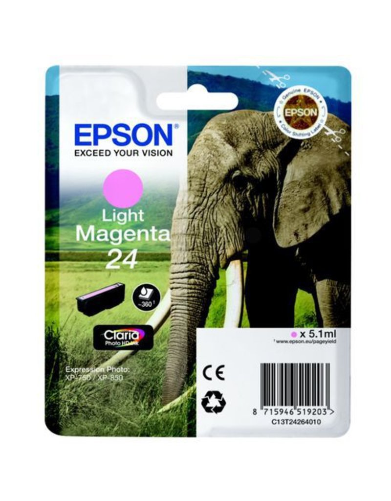 Epson Epson 24 (C13T24264010) ink light magenta 360p (original)