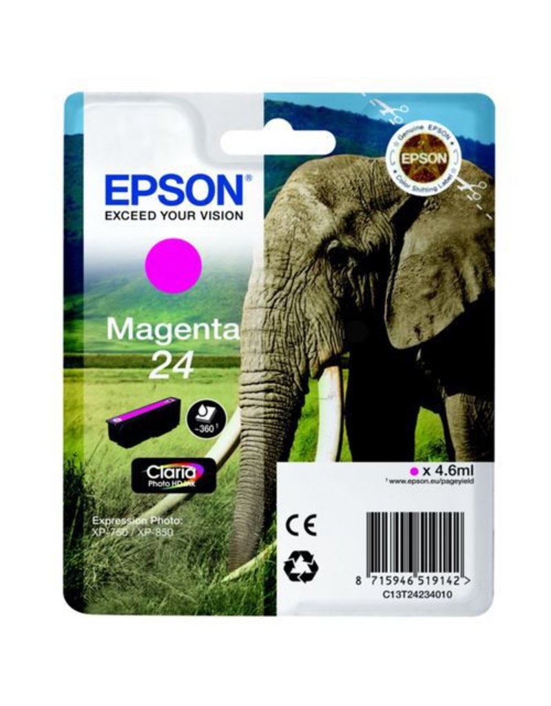 Epson Epson 24 (C13T24234010) ink magenta 360 pages (original)