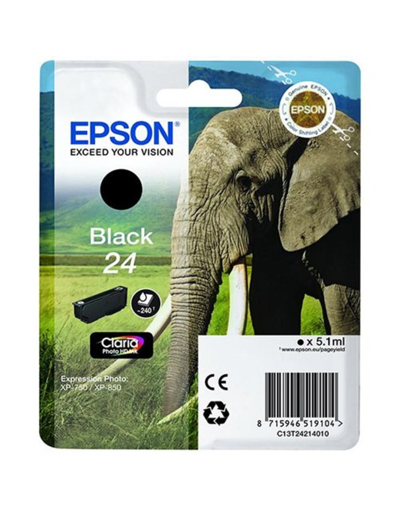 Epson Epson 24 (C13T24214010) ink black 240 pages (original)