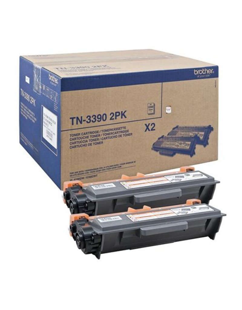 Brother Brother TN-3390TWIN toner black 2x12000 pages (original)